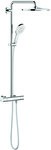 Rainshower SmartActive 310 Thermostatic shower system for wall mounting moon white