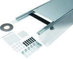 Kanał współpoziomy boczna folia ochronna BKFD 400x(105-150) mm stal, TEHALIT.BK