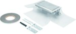 Końcówka kanału boczna folia ochronna BKFD 200x(65-110) mm stal, TEHALIT.BK