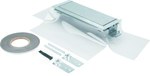 Końcówka kanału boczna folia ochronna BKFD 300x(45-70) mm stal, TEHALIT.BK