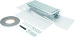 Końcówka kanału boczna folia ochronna BKFD 300x(105-150) mm stal, TEHALIT.BK