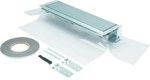 Końcówka kanału boczna folia ochronna BKFD 400x(45-70) mm stal, TEHALIT.BK