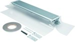 Końcówka kanału boczna folia ochronna BKFD 600x(65-110) mm stal, TEHALIT.BK