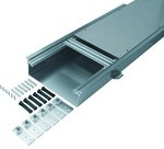 Kanał współpoziomy wanna stalowa BKW 300x(60-100) mm stal, TEHALIT.BK