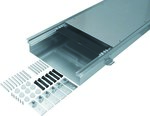 Kanał współpoziomy wanna stalowa BKW 400x(70-110) mm stal, TEHALIT.BK
