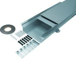 Kanał współpoziomy wanna stalowa BKWD 300x(70-110) mm stal, TEHALIT.BK