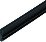 Osłona na krawędź 4 mm HFR BK  2, 4 czarny, TEHALIT.BK