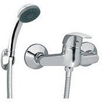 VASTO wall-mounted shower mixer, chrome