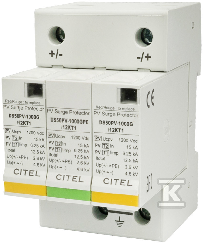 Zvodič prepätia typ 1+2 (BC) 12,5kA - C482383