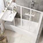 BeHappy II 170x75 L asymmetric bathtub white