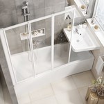 BeHappy II 160x75 P asymmetrical bathtub white