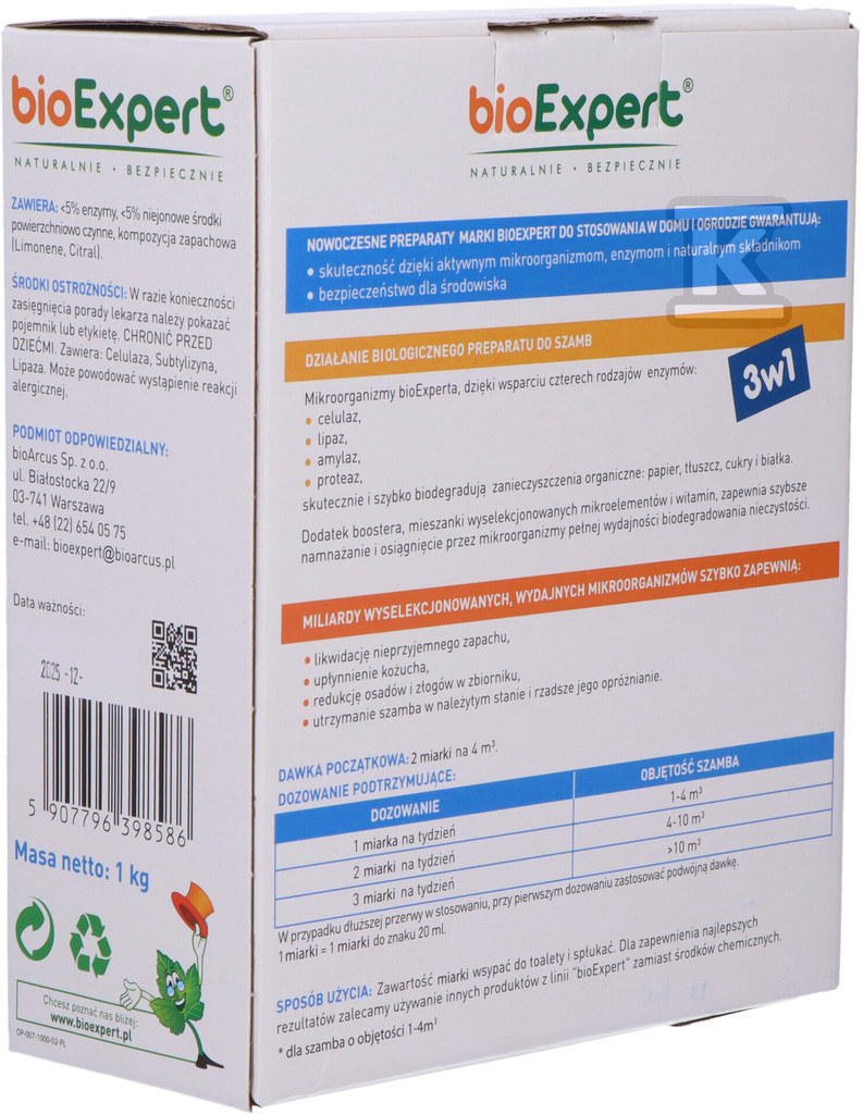 Біопрепарат для септиків, фасовка 1 кг - D3-007-1000-01-PL
