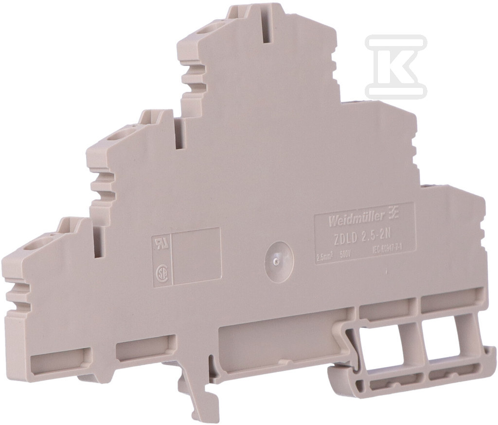 Pass-through terminal block ZDLD 2.5-2N - 1782300000