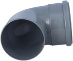 PP elbow for internal sewage 110/90 gray sanitary Onnline