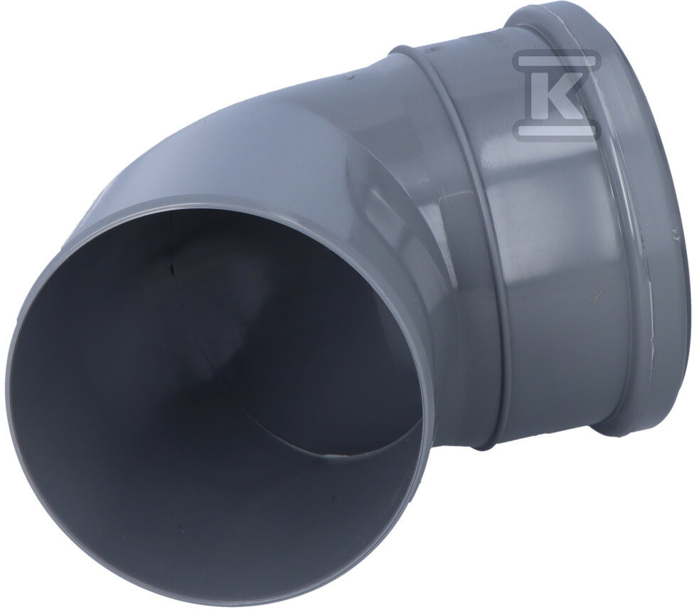 PP elbow for internal sewage 110/67 ash - CCP723