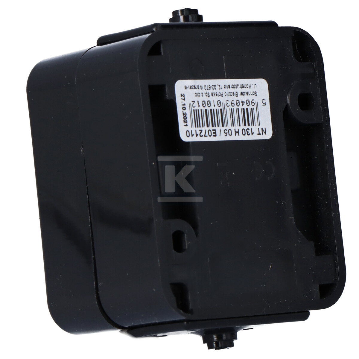Розетка одинарна із заземленням, IP44, - NT130H05