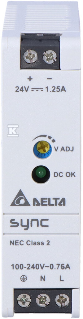 Zasilacz na szynę DIN 24V 1,25A 30W - DRS-24V30W1NZ