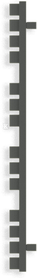 Grzejnik łazienkowy WARP T 1110/500, - WGWAT111050KMGRSX