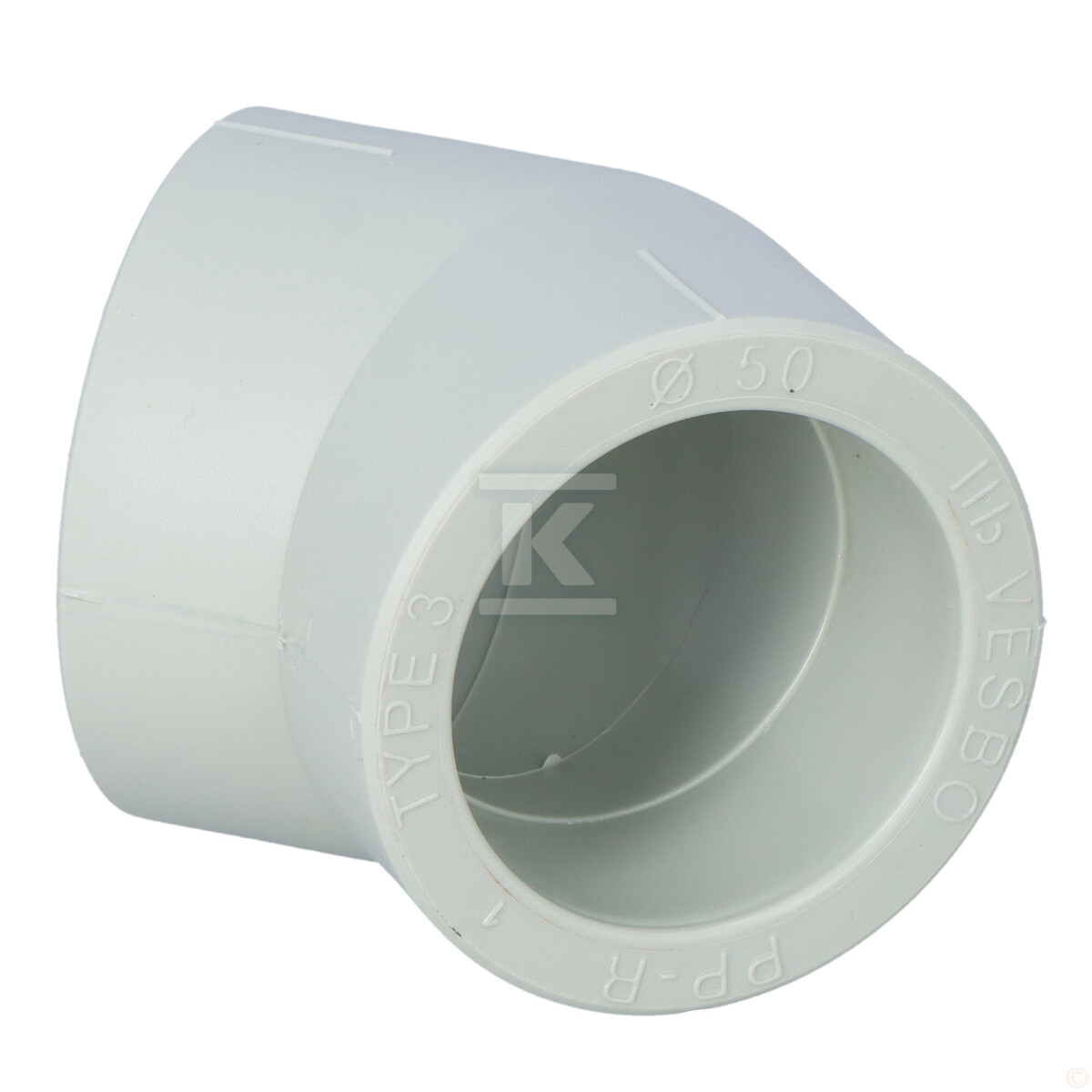 ПП коліно 45 ° 50 мм - 308-50-V