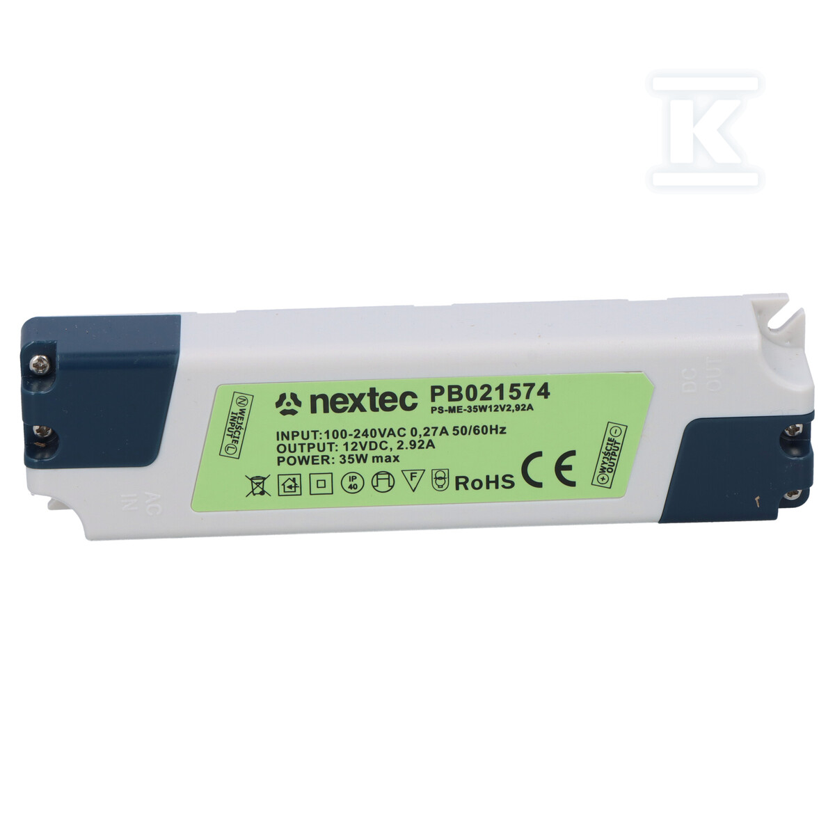 Кріплення LED ECONOMY IP20 / 12V / - 5908293921574