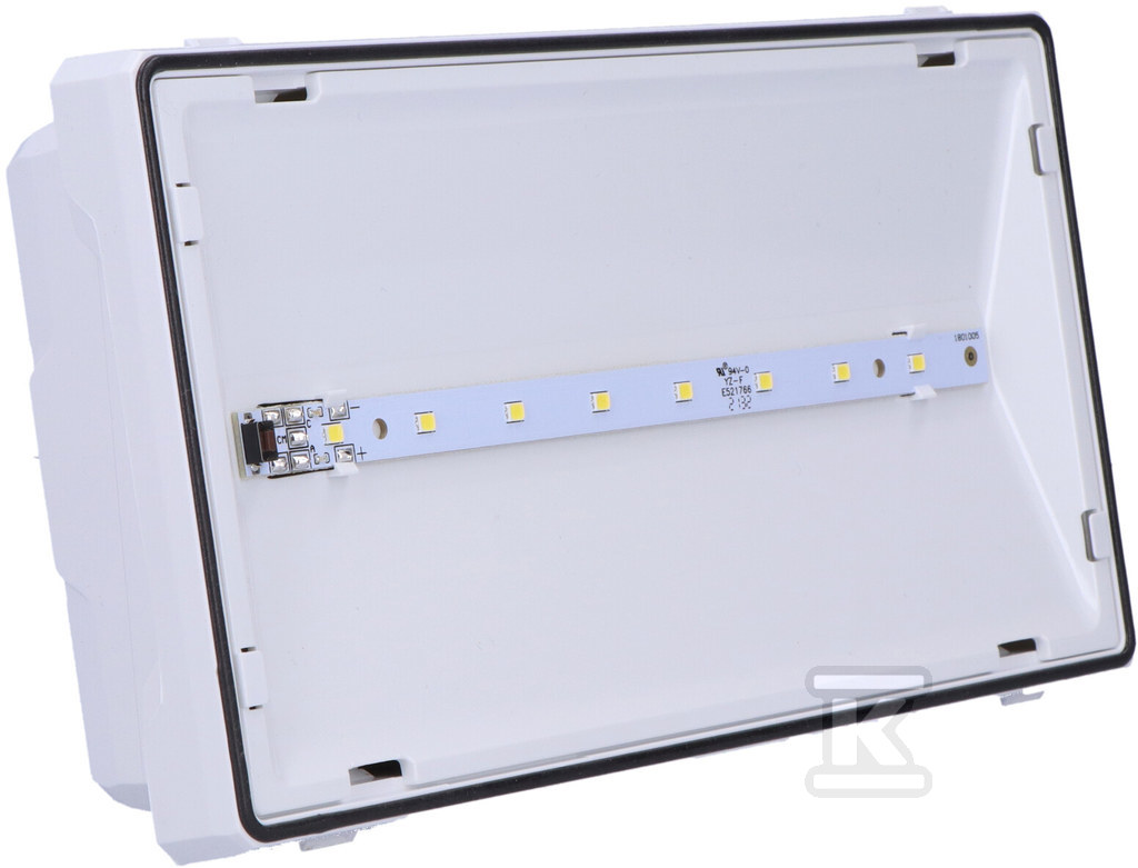 EXIT S IP65 LED 1W 1h svietidlo - ETS/1W/E/1/SE/PT/WH