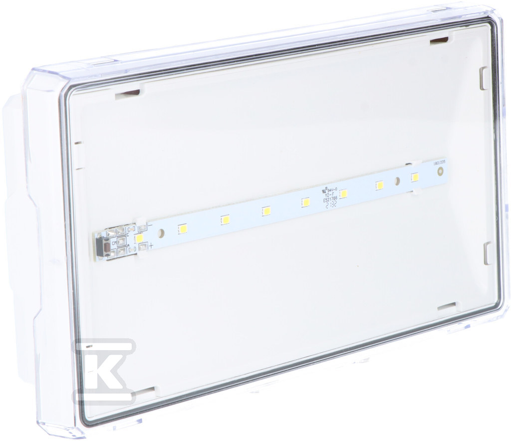 Luminaire EXIT S IP65 LED 1W 3h - ETS/1W/C/3/SA/PT/WH