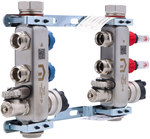 Floor heating - manifolds: PREMIUM manifold with rotameters - 2 circuits