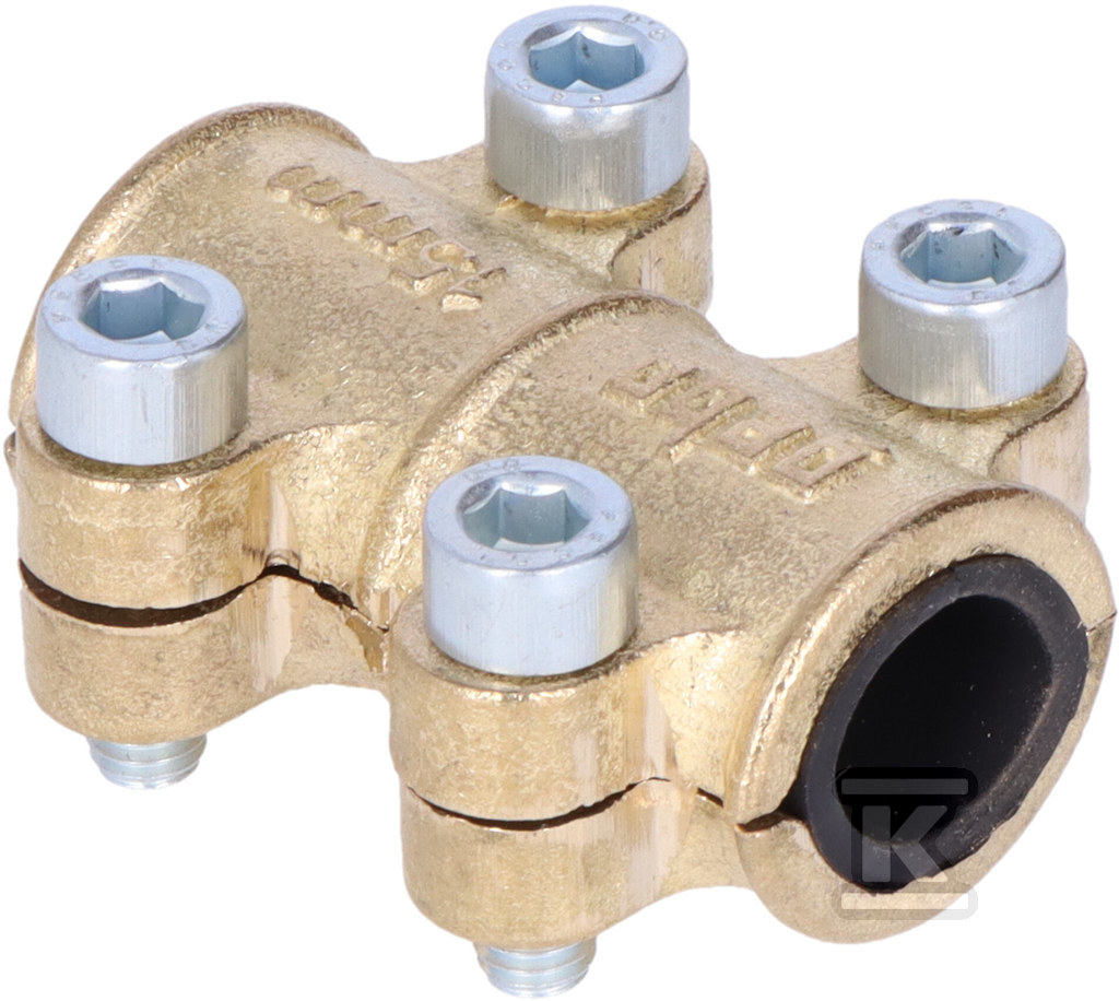 MD 15mm double-sided brass repair clamp - 04.620.60.15