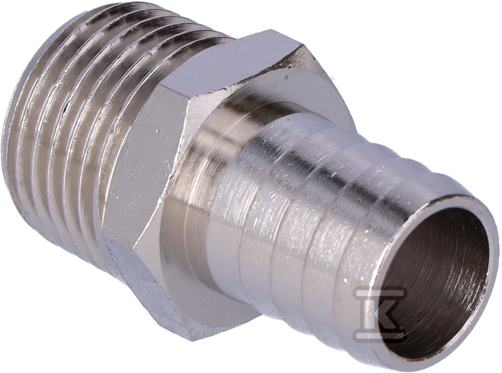 Złączka gwintowana prosta G1/2z do węża - 3040 16-1/2