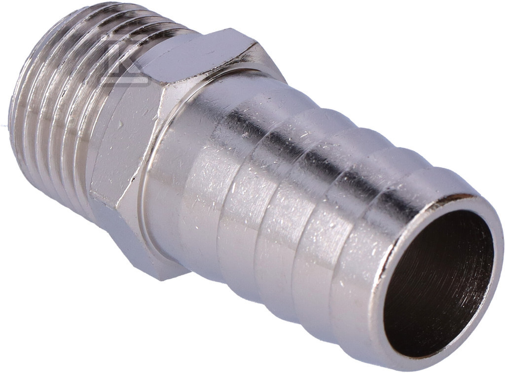 Złączka gwintowana prosta G1/2z do węża - 3040 20-1/2