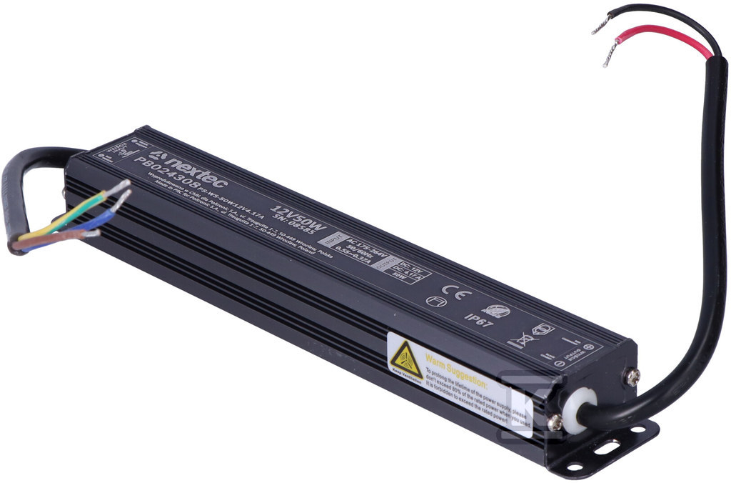 Vízálló SLIM LED tápegység 12V / 4.17A - PB024308