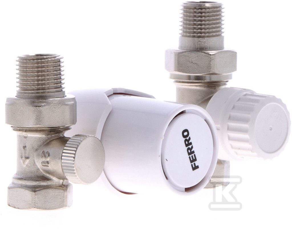 Straight thermostatic set 1/2" - ZTM20