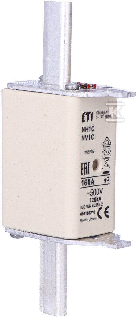 Industrial slow-acting fuse KOMBI NH1C - 004184216