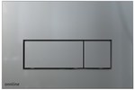 Control button for flush-mounted WC element Onnline, chrome-mat