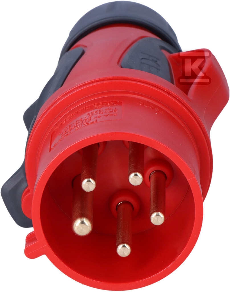 32A 5P 6h GRIP IP44 переносна вилка - 0253-6