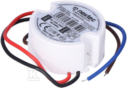 Zasilacz LED montażowy mini okrągły dopuszkowy IP67 / 15W