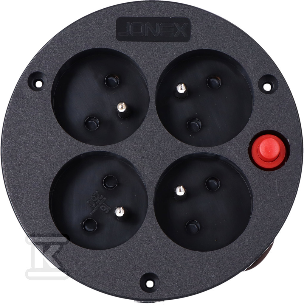Розетка для подовжувача 4x220V+Termik - 32.56
