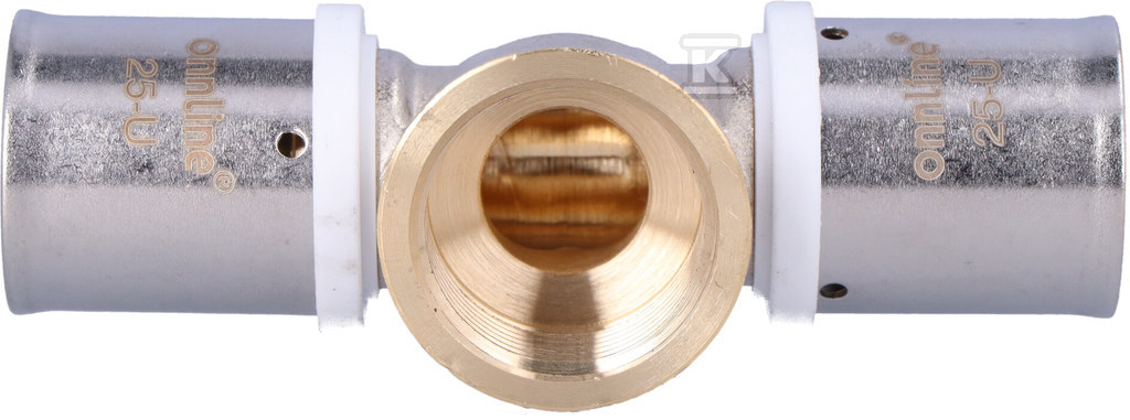 ТРІЙНИК ZAPRASOWYWANY GW 25MM X 3/4" U - ZTW2534_ON
