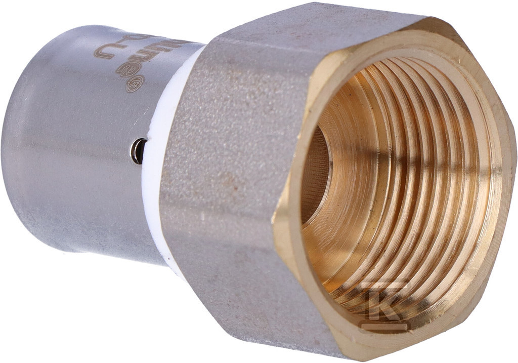 КОНЕКТОР ZAPRASOWYWANA GW 20MM X 3/4" U - ZZW2034_ON