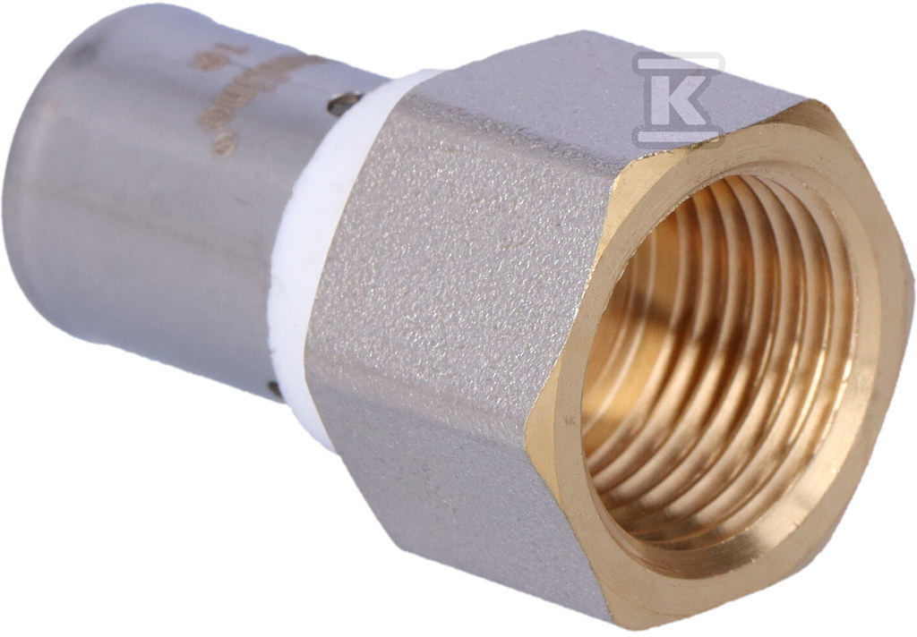 КОНЕКТОР ZAPRASOWYWANA GW 16MM X 1/2" U - ZZW1612_ON