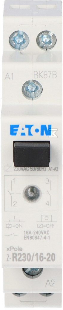 Przekaźnik instalacyjny 16A 2zw 230VAC - ICS-R16A230B200