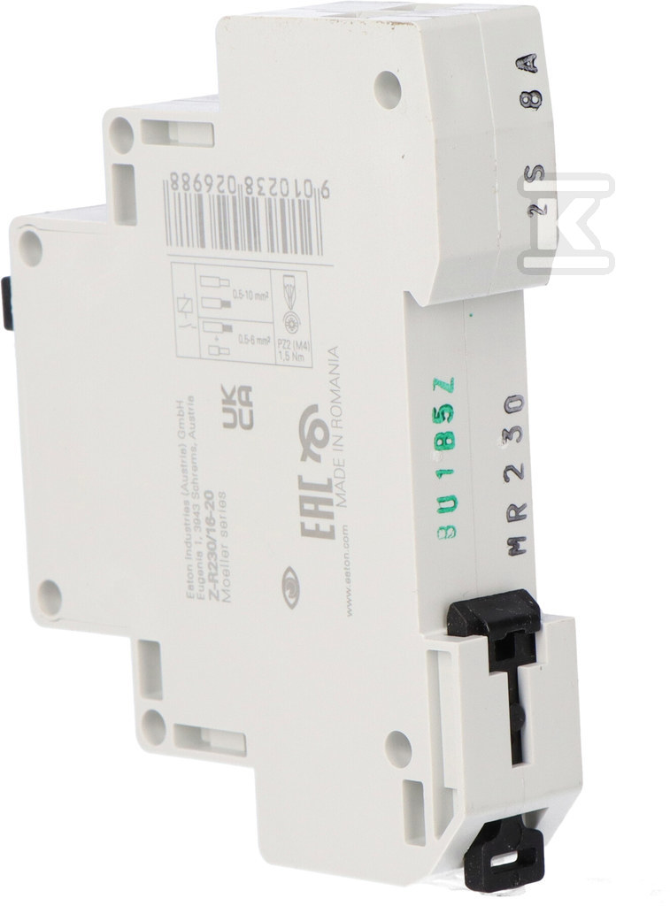 Przekaźnik instalacyjny 16A 2zw 230VAC - ICS-R16A230B200