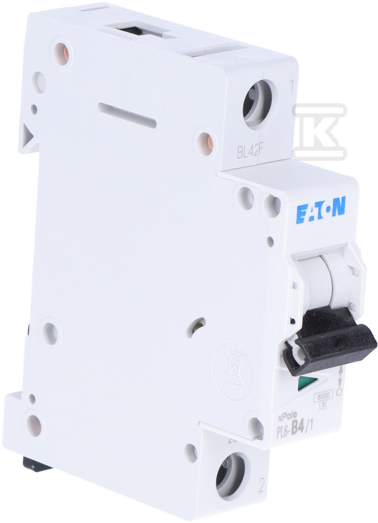 Miniature circuit breaker 6kA PL6-B4/1 - 286517