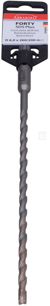 Свердло по бетону SDS-Plus 6/260/200 - AB00004005