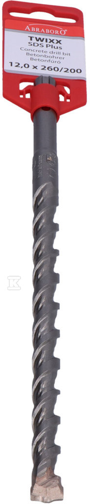 Свердло по бетону SDS-Plus 12/260/200 - AB00002321