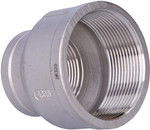 Stainless steel threaded sleeve reducing 2 "x 1 1/4"