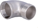 Stainless Steel Threaded Elbow 90 ° Female-Female 1 1/2"