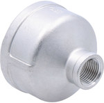 Stainless steel threaded sleeve reducing 2 "x 1/2"