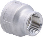 Stainless steel threaded sleeve reducing 1 1/2" x 1 "