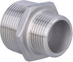 Stainless Steel Threaded Nipple Reducing Male 1 1/4" x 1 "